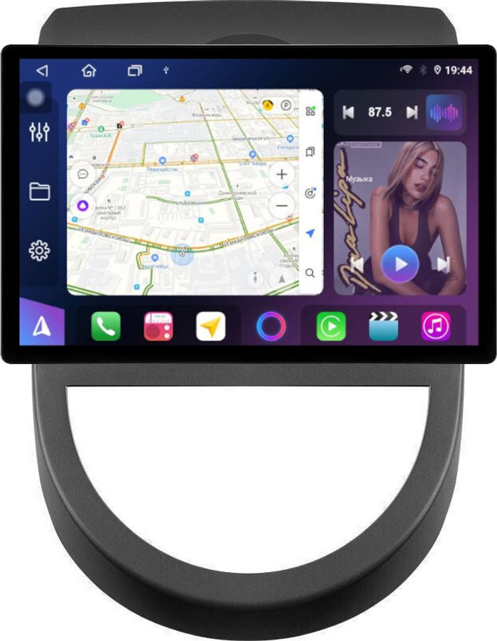 Магнитола для KIA Soul 1 2008-2011 - FarCar BX877 монитор 13" 2K QLED на Android 13, Быстрая, CarPlay, 4G SIM-слот