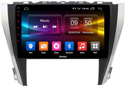 Магнитола для Toyota Camry 2014-2018 - Kuberg OL-1608 QLed, Android 12, TS10, CarPlay, 4G SIM-слот