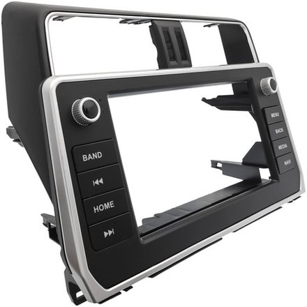 Магнитола для Toyota Land Cruiser Prado 150 2017-2023 (рамка с кнопками и крутилками) - FarCar GX9-7102F2 монитор 9.5" 2K QLED на Android 14, TS20, 6+128Гб, CarPlay, 4G SIM-слот