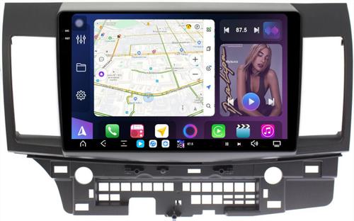Магнитола для Mitsubishi Lancer X 2007-2016 - FarCar GX037M монитор 10.36" 2K QLED на Android 14, TS20, 6+128Гб, CarPlay, 4G SIM-слот