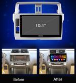 Магнитола для Toyota Land Cruiser Prado 150 2014-2017 - Kuberg OL-1614 IPS, Android 10, 4G SIM-слот