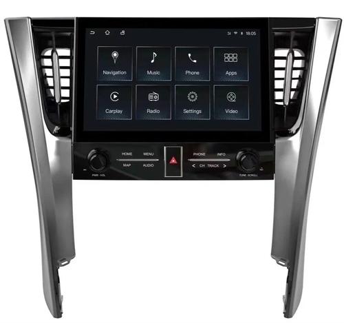 Магнитола для Toyota Alphard 3, Vellfire 2 H30 2015-2023 (менее 10 динамиков) - Kuberg KP-T1101L на Android 10, 6Гб+128Гб, 4G SIM-слот, CarPlay