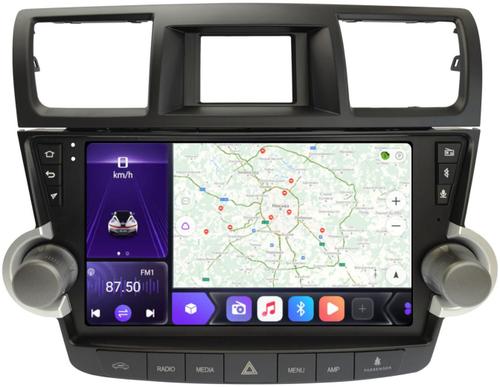 Магнитола для Toyota Highlander 2 2007-2013 XU40 - Kuberg SF-1431-2 Android 10, 8-ядер, SIM-слот (кнопки + крутилки)