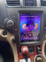 Магнитола для Toyota Highlander 2 XU40 2007-2013 (без JBL) - Teyes TPRO 2 монитор 9.7" QLED в стиле "Тесла" на Android 10, Быстрая, 4G SIM-слот
