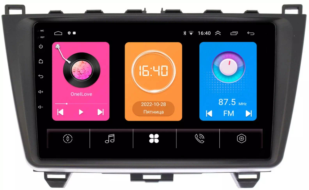 Магнитола для Mazda 6 2007-2012 (GH) -  GT9-9033 на Android 10, 2ГБ-16ГБ