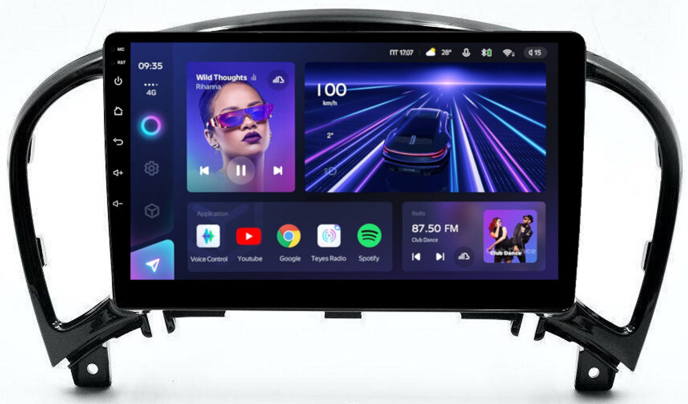 Магнитола для Nissan Juke 2011-2019 - Teyes CC3L на Android 10, 8-ядер, CarPlay, 4G SIM-слот