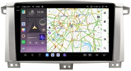 Магнитола для Toyota Land Cruiser 105 1998-2007 - Kuberg OL-9681 QLed+2K, Android 13, TS20, CarPlay, 4G SIM-слот