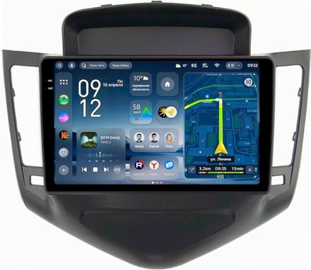 Магнитола для Chevrolet Cruze 1 2009-2012 (рамка черная) - Teyes CC4-PRO монитор 9.5" 2K QLED на Android 13, Snapdragon 778G, ИИ, CarPlay, DSP, 4G SIM-слот