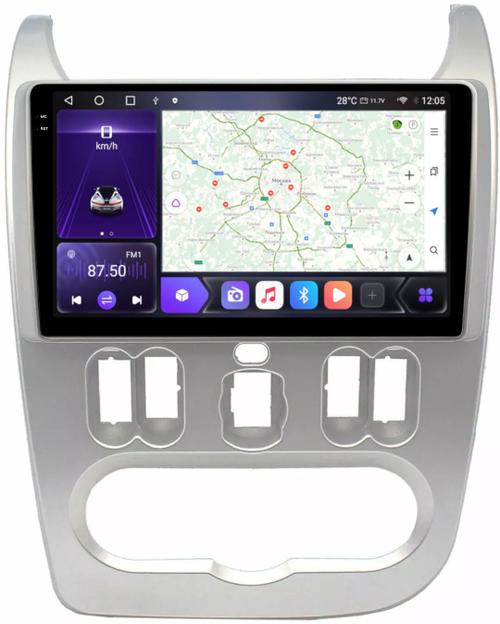 Магнитола для Renault Logan/Sandero 2009-2014 - Kuberg SF-9944 QLed+2K, Android 12, TS10, CarPlay, 4G SIM-слот