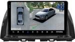 Магнитола для Mazda CX-5 2011-2017 (рамка 10) - Teyes CC3-2K-360 на Android 10, Быстрая, 2K QLED, CarPlay, 4G SIM-слот, 4 камеры в комплекте