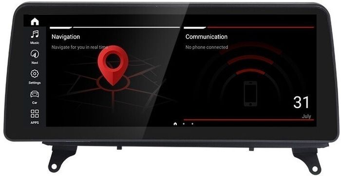 Магнитола для BMW 5 (F10) 2012-2016 NBT - Parafar PF5388a138/128 монитор 12.3" на Android 13, Быстрая, CarPlay, 4G SIM-слот