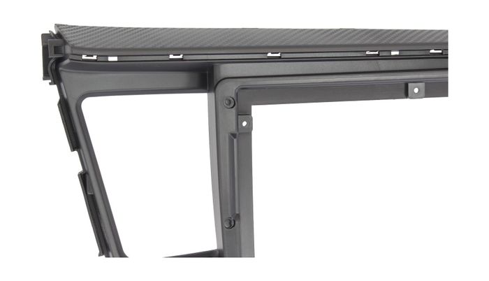 Комплект рамки с разъёмами 9"+can Hyundai Elantra 6 2019-2020 (штатная камера) карбон