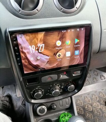 Магнитола для Renault Duster 1 2010-2015, Nissan Terrano 2014+ - FarCar 3050M монитор 9.5" QLED на Android 14, TS18, CarPlay, 4G SIM-слот