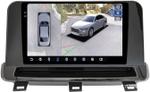 Магнитола для Nissan Rogue T33, X-Trail T33 2020+ (поддержка 360, рамка тип 2) - FarCar BX10-360-9609F2 монитор 10.36" 2K QLED на Android 13, Быстрая, CarPlay, 4G SIM-слот, 4 камеры в комплекте