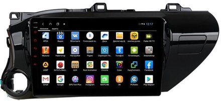 Магнитола для Toyota Hilux 8 2015-2023+ - Parafar PF063LUX2XHD на Android 13, 8-ядер, 4Гб+64Гб, CarPlay, 4G SIM-слот