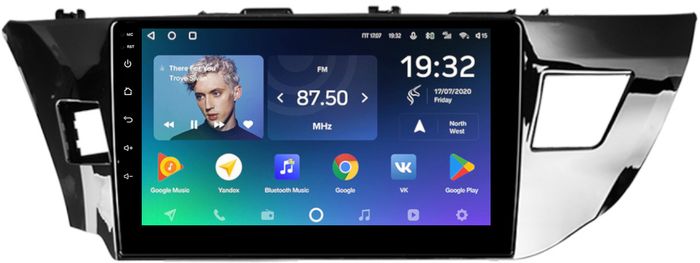 Магнитола для Toyota Corolla E180 2012-2016 (штатная КЗВ) - Teyes CC2 PLUS монитор 10.1" QLED, Android 10, Быстрая, SIM-слот