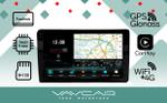 Магнитола для Toyota 200х100мм (рамка 9) - Vaycar VA77U-0007-2K на Android 13, Быстрая, 2K QLED, CarPlay,4G SIM-слот