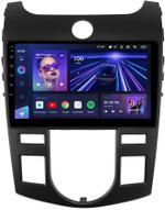 Магнитола для KIA Cerato 2 2008-2013 (климат, рамка черная) - Teyes CC3 на Android 10, Быстрая, QLED, CarPlay, 4G SIM-слот