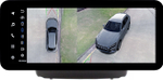 Магнитола для Hyundai iХ35, Tucson 2 2009-2015 (без штатного усилителя, рамка 10) - Teyes LUX ONE 360 монитор 12.3" 2K QLED на Android 10, 6Гб+128Гб, CarPlay, 4G SIM-слот, 4 камеры в комплекте