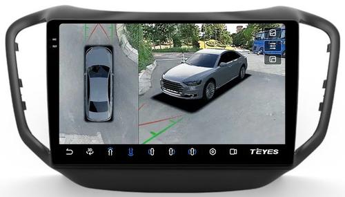 Магнитола для Chery Tiggo 5 2014-2020 - Teyes CC3-2K-360 на Android 10, 2K QLED, 6Гб+128Гб, CarPlay, 4G SIM-слот, 4 камеры в комплекте