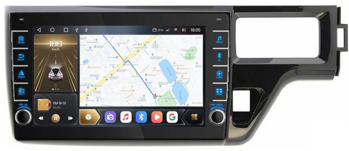 Магнитола для Honda Stepwgn 5 2015-2021 - Kuberg SF-1019 (кнопки и крутилки), Android 12, TS10,  CarPlay, 4G SIM-слот