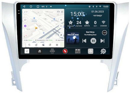 Магнитола для Toyota Camry 2011-2014 - RedPower 131 Android 10, QLED+2K, ТОП процессор, 6Гб+128Гб, CarPlay, SIM-слот