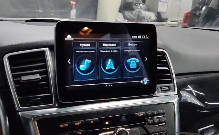 Магнитола для Mercedes-Benz ML W166, GL X166, 2011-2015 NTG 4/4.5 - Kuberg MKD-M8401 на Android 13, 4G SIM-слот, CarPlay