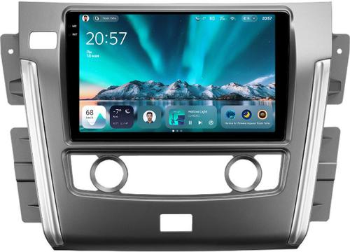 Магнитола для Nissan Patrol Y62 2010-2019 (экран климата внизу) - Teyes CC4 монитор 9.2" 2K QLED на Android 14, Snapdragon 680, DSP, CarPlay, 4G SIM-слот