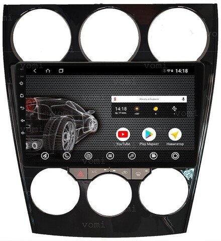 Магнитола для Mazda 6 2002-2007 - AK528R9-MTK Android 10, 8-ядер, 2Гб-32Гб