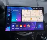 Магнитола для Hyundai Solaris 1 2010-2016 (рамка серебро) - Teyes CC3-2K монитор 13", QLED+2K, Android 10, Быстрая, 4G SIM-слот, CarPlay
