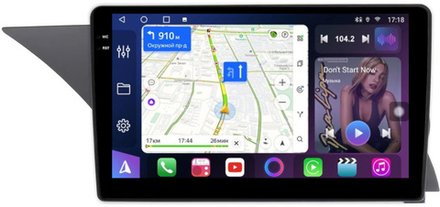 Магнитола для Mercedes-Benz GLK X204 2008-2012 NTG 4.0 - FarCar BM9-9590F2 монитор 9.5" QLED на Android 14, TS10, 4+32Гб, CarPlay, 4G SIM-слот