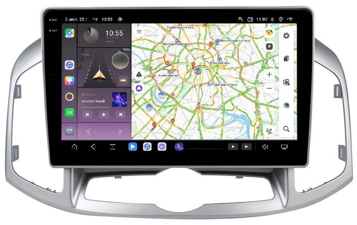 Магнитола для Chevrolet Captiva 2011-2015 - Kuberg OL-1276 QLed+2K, Android 13, TS20, CarPlay, 4G SIM-слот