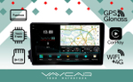 Магнитола для SsangYong Actyon 2005-2010, Kyron, Actyon Sports 2006-2016 - Vaycar VA69-0158-2K на Android 13, 8-ядер, 2K QLED, ТОП процессор, CarPlay, 4G SIM-слот