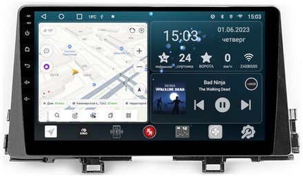 Магнитола для KIA Picanto 2017-2023 - Redpower 233 Android 10, ТОП процессор, 6Гб+128Гб, CarPlay, SIM-слот