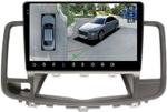 Магнитола для Nissan Teana J32 2008-2013 (ШГУ цветной) - FarCar BX1076M-B-360 монитор 10.36" 2K QLED на Android 13, 6Гб+128Гб, CarPlay, 4G SIM-слот, 4 камеры в комплекте