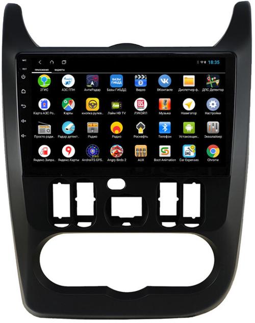 Магнитола для Renault Logan/Sandero 2009-2014 - Parafar PF175BXHD на Android 13, CarPlay, 4G SIM-слот
