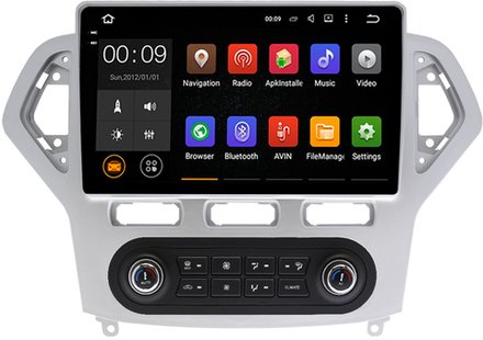 Магнитола для Ford Mondeo 4 2007-2010 - AIROC 2K RX-1708 Android 13, QLed+2K,  ТОП процессор, 8/128, CarPlay, SIM-слот