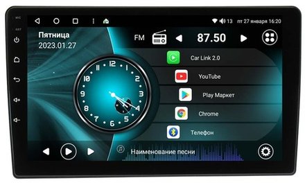 Магнитола для Opel Astra H, Antara, Corsa, Vectra, Zafira B вниз (черна) - Vaycar VA55-0019 на Android 13, 8-ядер, 2Гб-32Гб, 4G SIM-слот