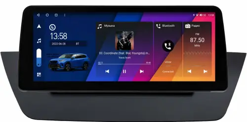Магнитола для BMW X1 (E84) 2009-2014 - Canbox H-Line 3100 монитор 12.3" QLED в стиле BMW на Android 10, ТОП-процессор, CarPlay, 4G SIM-слот