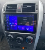 Магнитола для Toyota Corolla E150 2007-2012 (большая рамка) - Vaycar VA77-0063 на Android 13, 8-ядер, 4G SIM-слот
