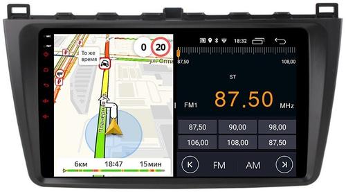 Магнитола для Mazda 6 2007-2012 (GH) - Parafar PF012LUX1FHD на Android 13, 8-ядер, 2Гб+32Гб, CarPlay, 4G SIM-слот