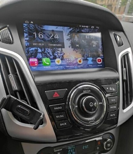 Магнитола для Ford Focus 3 2011-2019 (рамка тип 2) - Teyes CC4 монитор 9.2" 2K QLED на Android 14, Snapdragon 680, DSP, CarPlay, 4G SIM-слот