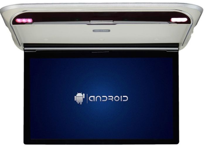 Монитор потолочный - ERGO ER1560AN с экраном 15.6” (1920х1080 IPS FullHD, Android, 3+32Gb) серый