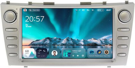 Магнитола для Toyota Camry 40 2006-2011 (рамка с крутилками) - Teyes CC4 монитор 9.2" 2K QLED на Android 14, Snapdragon 680, DSP, CarPlay, 4G SIM-слот