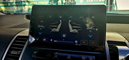 Магнитола для Toyota Prius 20 2003-2011 (наверх) - FarCar BM9-9613F2 монитор 9.5" QLED на Android 14, TS10, 4+32Гб, CarPlay, 4G SIM-слот
