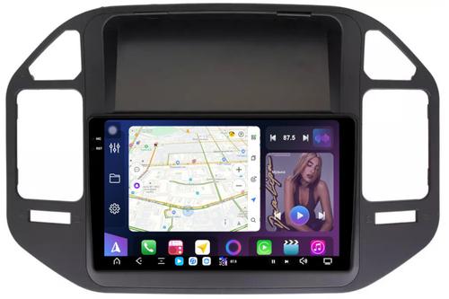 Магнитола для Mitsubishi Pajero 3, Montero 3 1999-2006 (рамка черная) - FarCar XXL3237M монитор 9.5" 2K QLED на Android 14, TS20, 8+256Гб, CarPlay, 4G SIM-слот