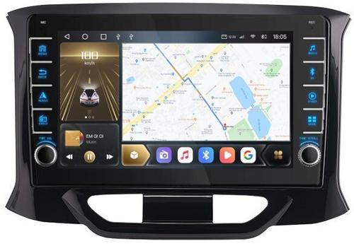 Магнитола для Lada Xray 2016+ - Kuberg OL-9064 (кнопки и крутилки), Android 12, TS10,  CarPlay, 4G SIM-слот