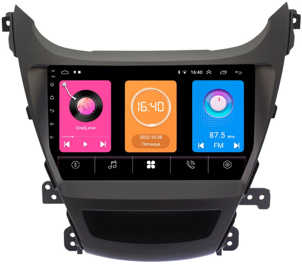 Магнитола для Hyundai Elantra 5 MD 2013-2015 -  GT9-9023/9024 на Android 10, 2ГБ-16ГБ