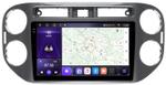 Магнитола для Volkswagen Tiguan 2011-2017 (рамка серая) - Kuberg OL-9908-2 QLed+2K, Android 12, Быстрая, CarPlay, 4G SIM-слот