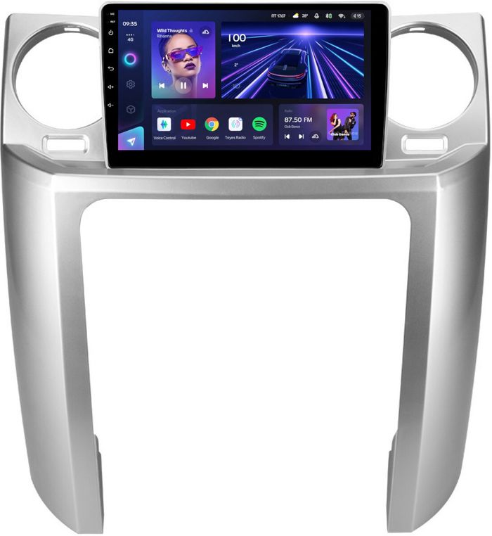Магнитола для Land Rover Discovery 3 2005-2009 (закругленные углы) - Teyes CC3 Android 10, ТОП процессор, 4/32 Гб, CarPlay, SIM-слот